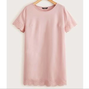 NWOT Eyelet Shift Dress